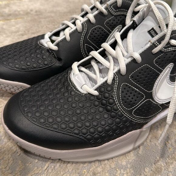 NIKE AIR MAX Courtballistec 4. 1 Rare black and white size 12 in EUC - Picture 5 of 8